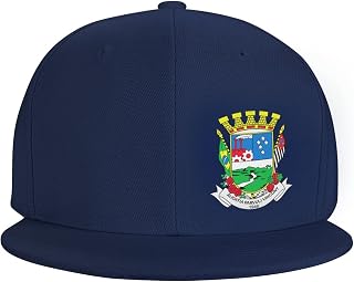 Coat of Arms of Poá Snapback Hat for Men Woman Baseball Cap Trucker Dad Hat Flat Bill Brim Black