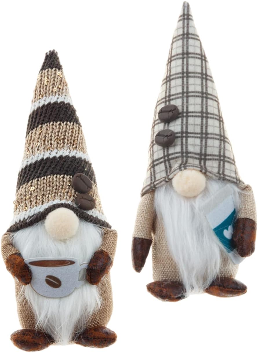 ULTECHNOVO 2pcs Decorative Gnome Stuffed Holiday Decorations Halloween