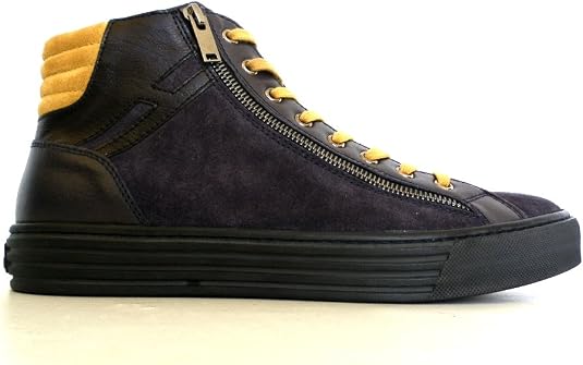 Hogan Scarpe Uomo Rebel all Star R206 Zip HXM2060O6407670AZQ Blu Giallo  camoscio e Pelle : Amazon.it: Scarpe e borse