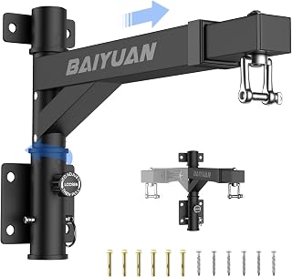 BaiYuan Heavy Bag Hanger - Adjustable Wall Mount Punching Bag Hanger
