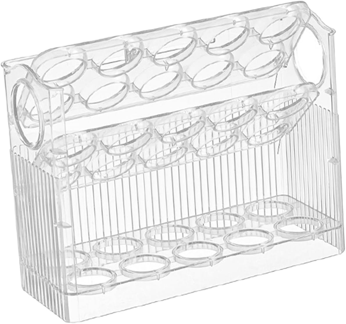 Storage Container for Refrigerator Multi Organizer Capacity Transparent Design for Efficient Kitchen Use and Safe from Damage