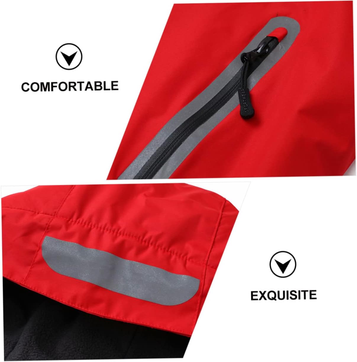 Thick Jacket Zip up Jacket Fleece Hooded Outdoor Coat Rain Men Hooded Hiking Travel Rain