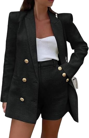 Mi Bo Tong Women Suits 2 Pieces Set Lady Business Casual Suits Blazer Short Pants Elegant Tuxedos Dress for Wedding Party
