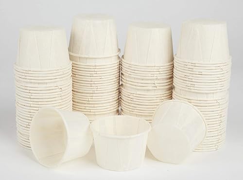 Vista 11 de Golden Apple, Tazas de porción de 2oz-100ct. Caña de azúcar/bagazo compostable. Biodegradable. Muestra de policías de alimentos.