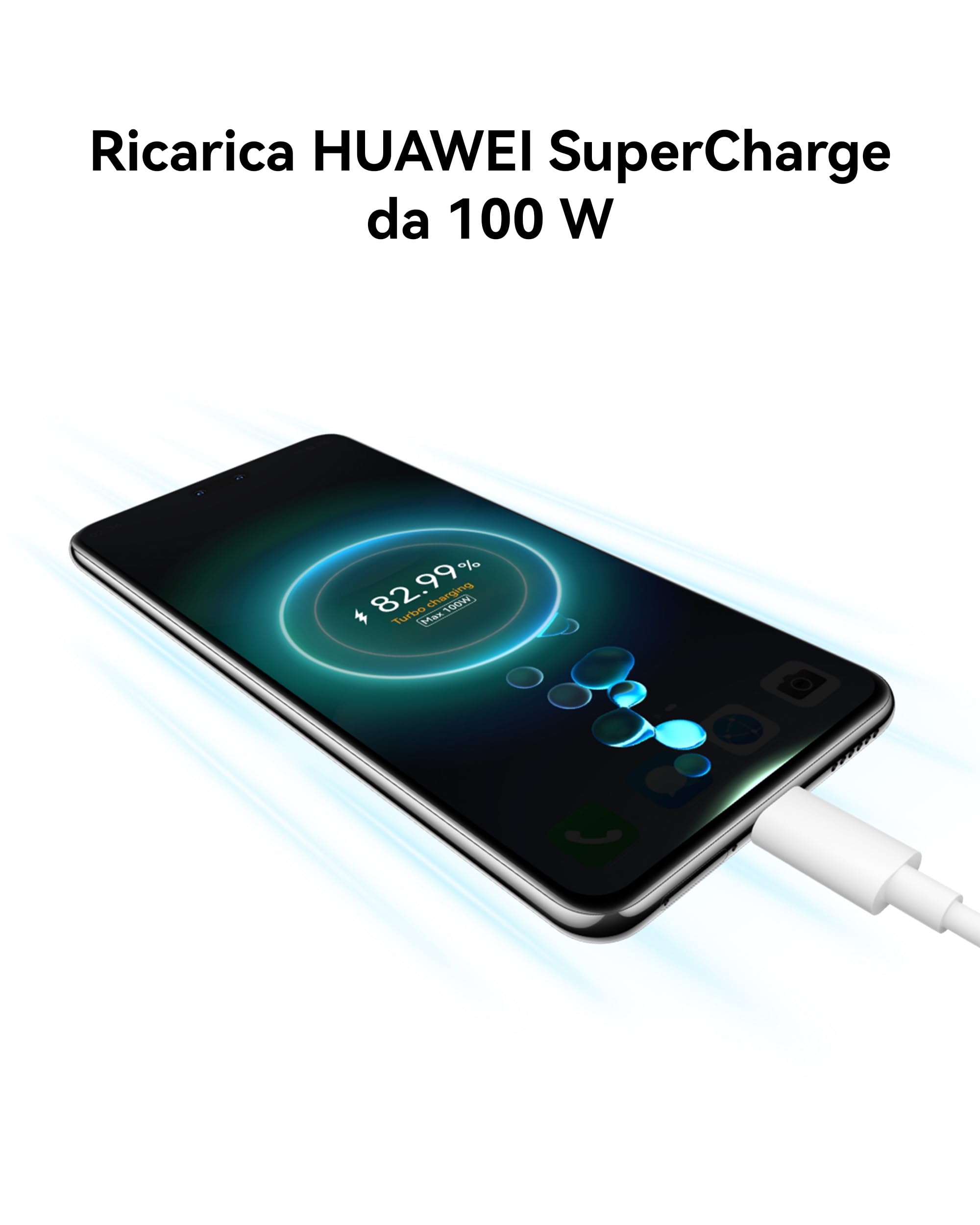 HUAWEI Nova 14 Pro Blu, Fotocamera Ultra Chroma,Doppia Ultra Selfie Camera da 50 MP, AI Gesture Control, Ricarica SuperCharge da 100 W, Spettacolare Display Quad-curvo da 6.78"