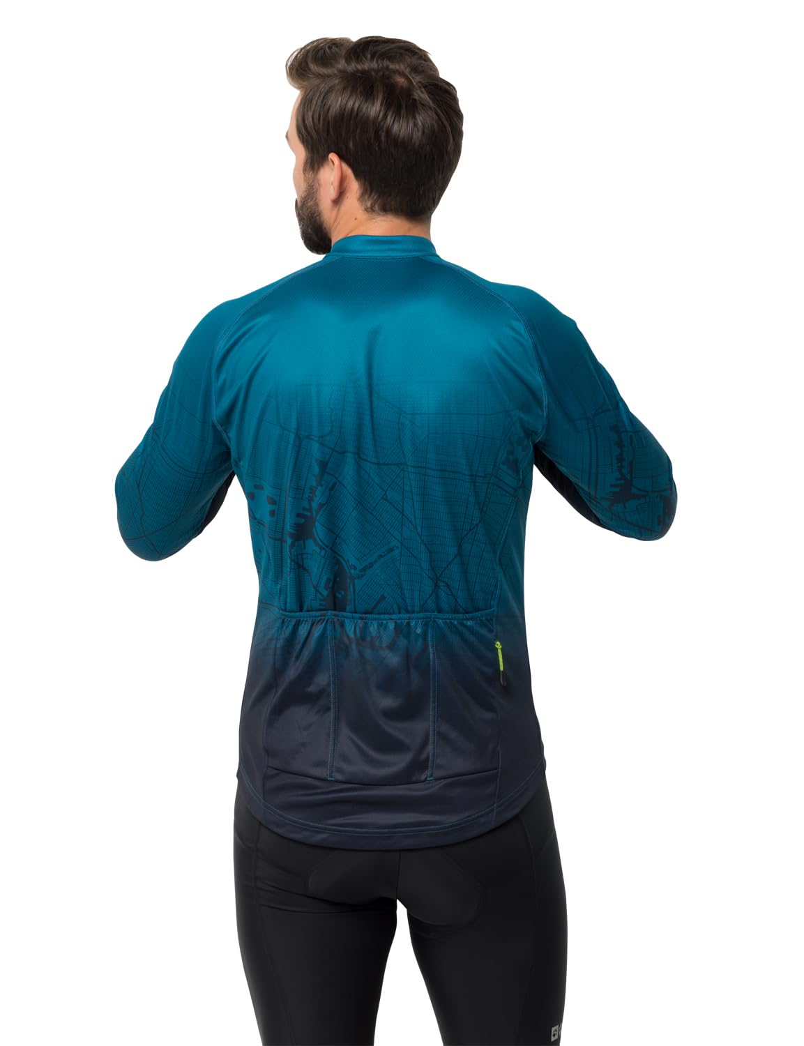 Jack Wolfskin koszulka rowerowa Mężczyźni Morobbia Fz L/S Print M