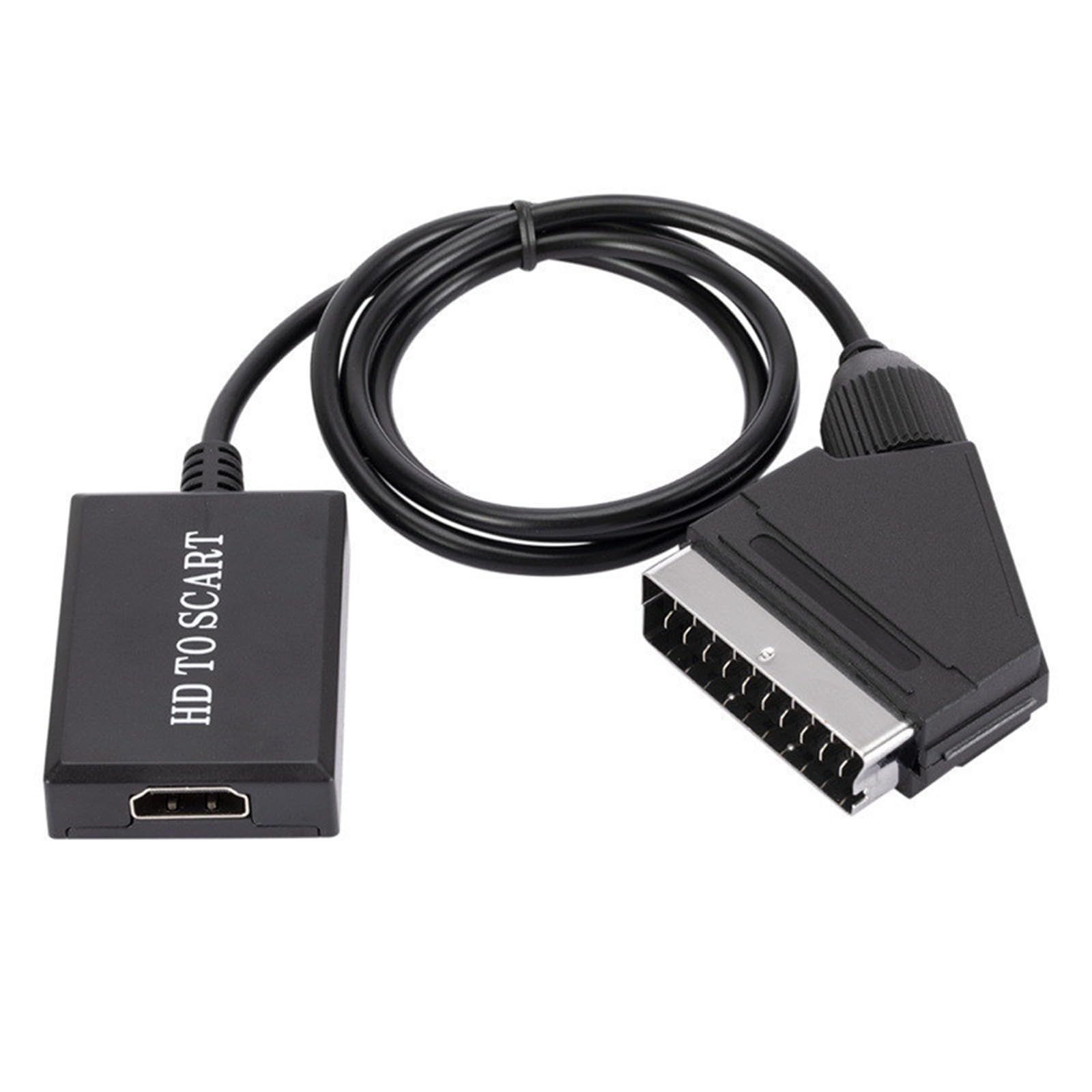 DAGIJIRD HDMI al convertitore SCART 1080P 60HZ HD Video Converter Supporta PAL/NTSC per monitor TV