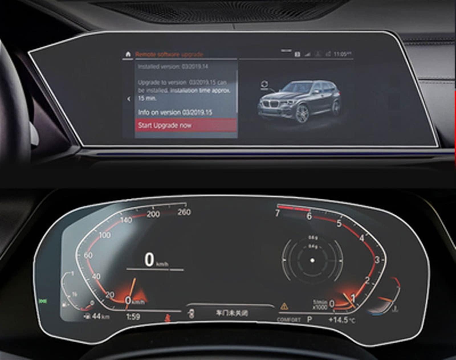 Pellicola Protettiva Display GPS Per BMW Per X5 M50i X5 M Per - 3