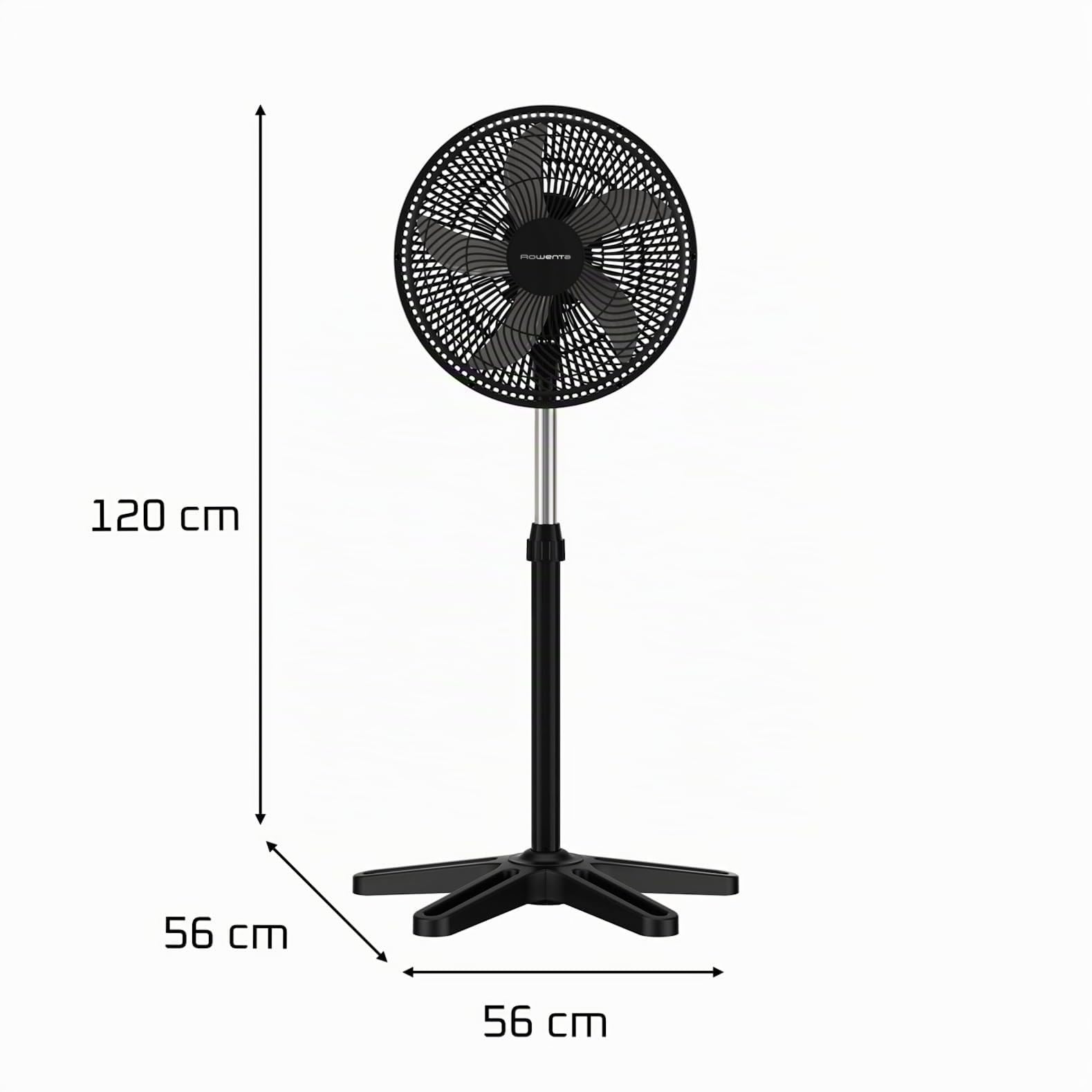Rowenta Turbo Essential, Ventilatore a piantana, Potente, VU3110F0