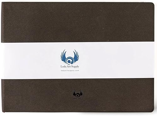 Cuaderno de bocetos con forma de paisaje, 8.25 x 5.5 pulgadas, libro de bocetos plano y flexible para artistas, ideal para tinta, acuarela,