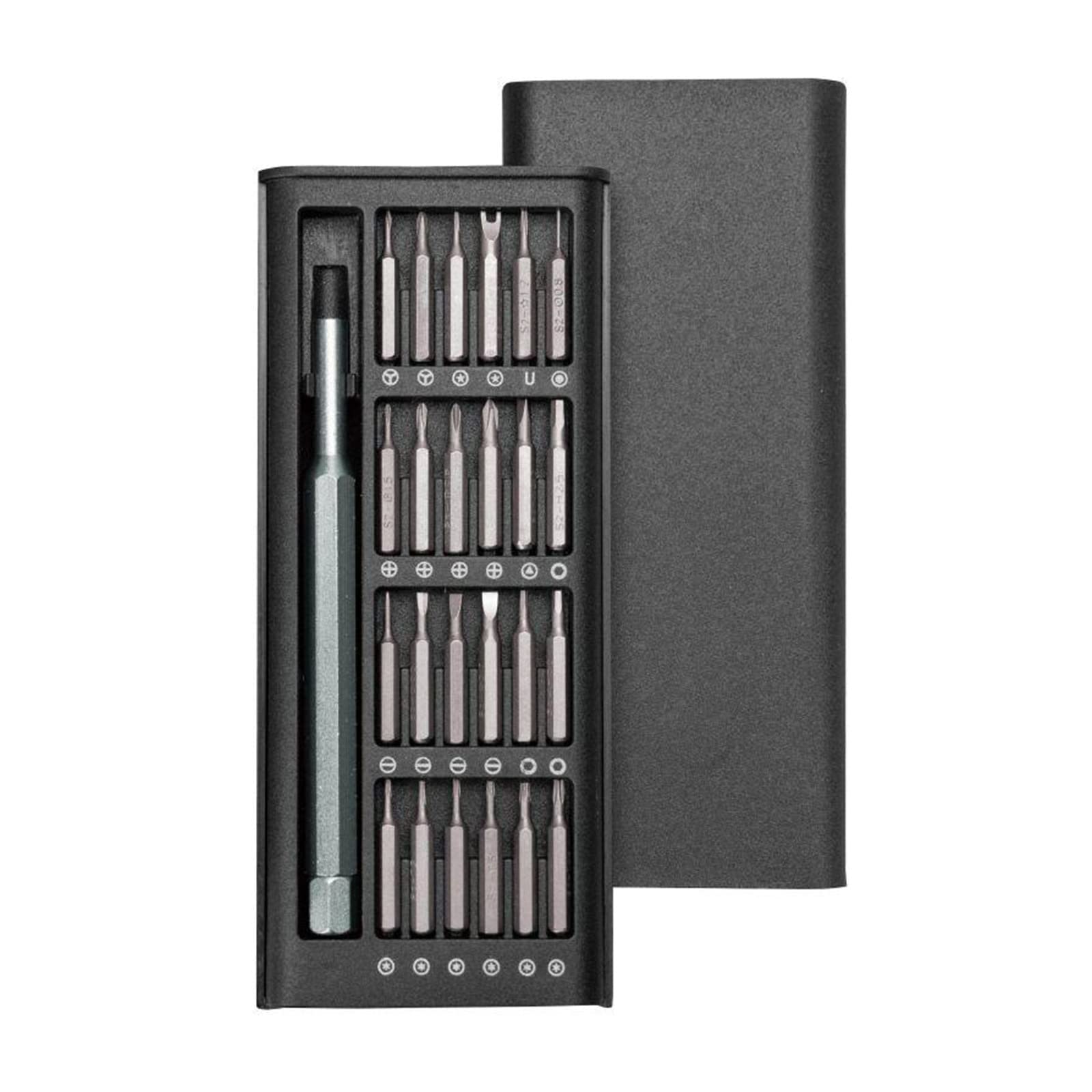 Photo 1 of Electronic toolbox precision screwdriver mini screwdriver set 24 in one screwdriver combination for computers, cell phones, glasses, musical instruments high precision small repair tools