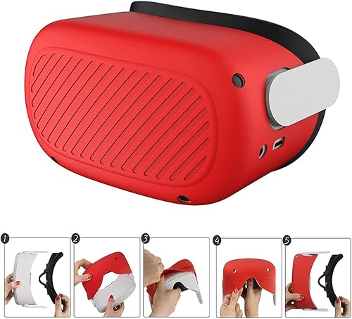 Miniatura 8 de Funda a prueba de polvo Carcasa protectora VR Accesorios Soft Fit para Oculus Quest 2 VR Gafas adecuadas para su equipo de realidad virtual
