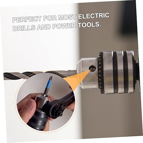 Miniatura 7 de 2 1 Llave de trinquete Multiherramientas Herramienta de portabrocas Herramienta Taladro Llave de Portabrocas Llave Mini Llave de Trinquete de Dos