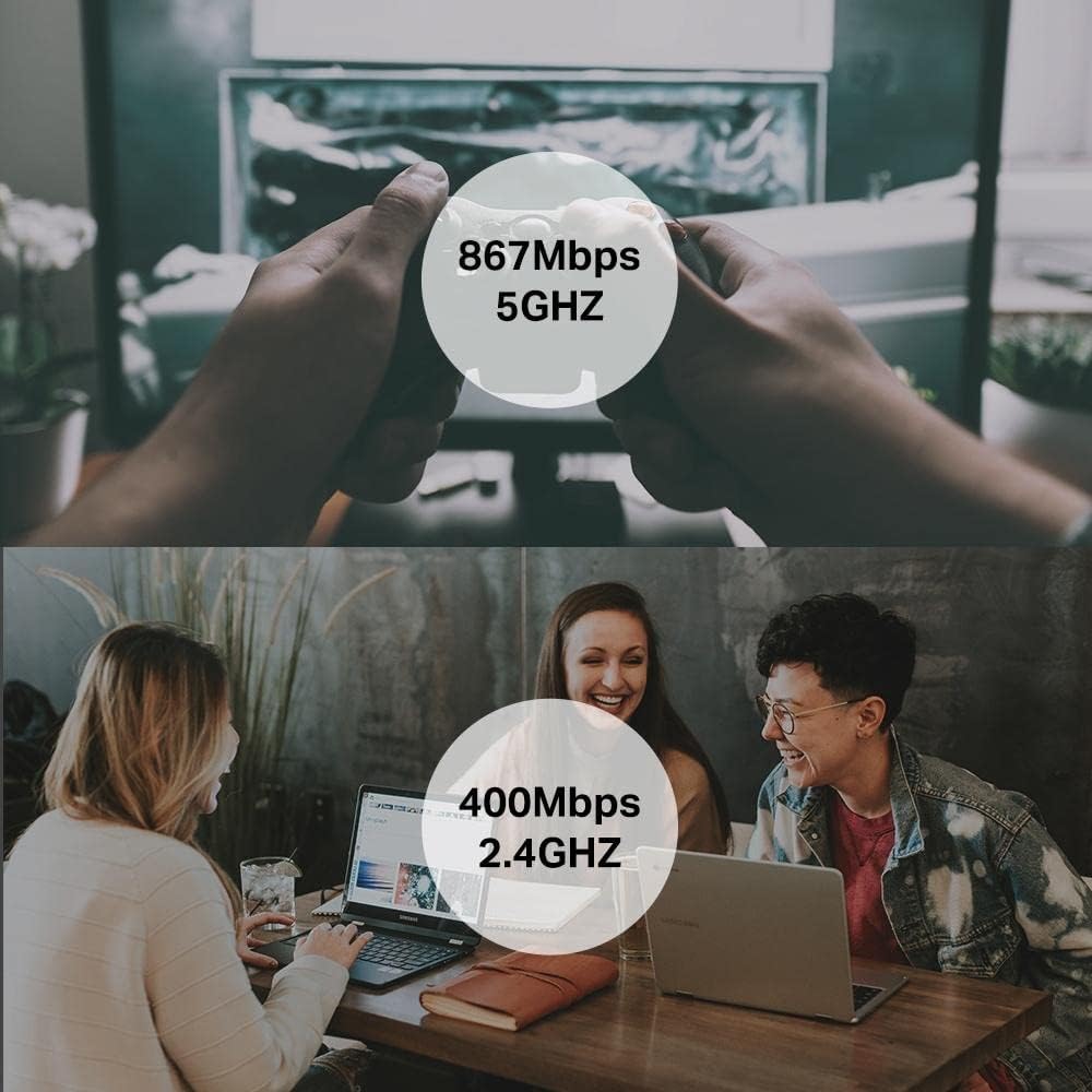 TP-Link AC1300 USB WiFi Adapter(Archer T3U)- 2.4G/5G Dual Band Wireless Network Adapter for PC Desktop, MU-MIMO WiFi Dongle, USB 3.0, Supports Windows 11, 10, 8.1, 8, 7, XP/Mac OS X 10.9-10.14 - Image 3