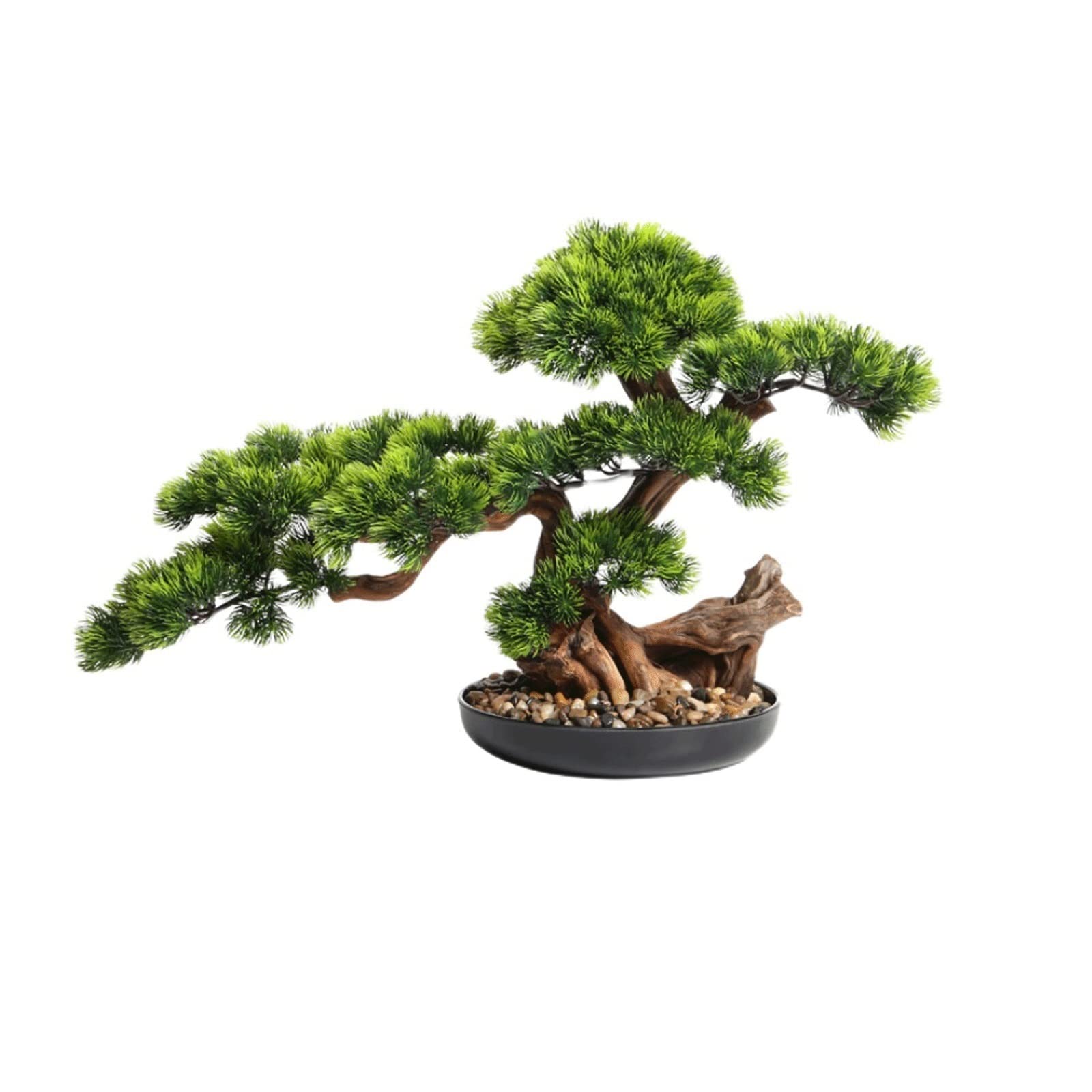 AYCDL Artificial Tree Artificial Bonsai Simulation Pine Tree Potted Indoor and Outdoor Garden Plant Decoration Ornaments Desktop Display Fake Tree,A
