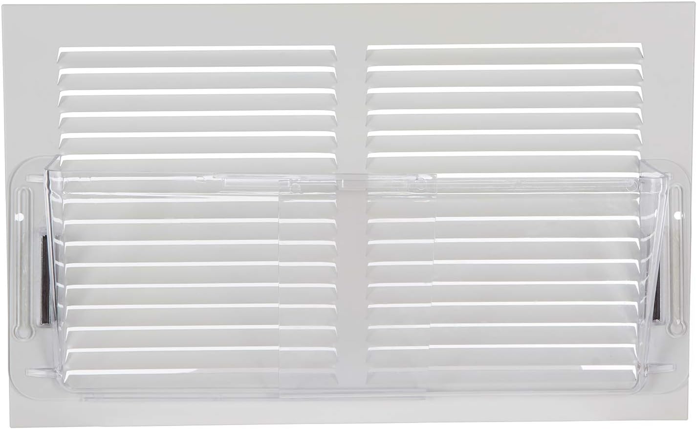 Home Intuition - Adjustable Magnetic Air Vent Deflector for Sidewall, AC, Ceiling and Vent Registers - Non-Melting, 10lb Pull Force - Fits 10-14 Inch (4 Pack)