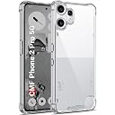 TheGiftKart Crystal Clear Back Cover Case for CMF by Nothing Phone 2 Pro 5G | Shock Proof 360° Protection | Hard Clear Back Cover Case for CMF by Nothing Phone 2 Pro 5G (PC & TPU, Transparent Bumper) gallery image