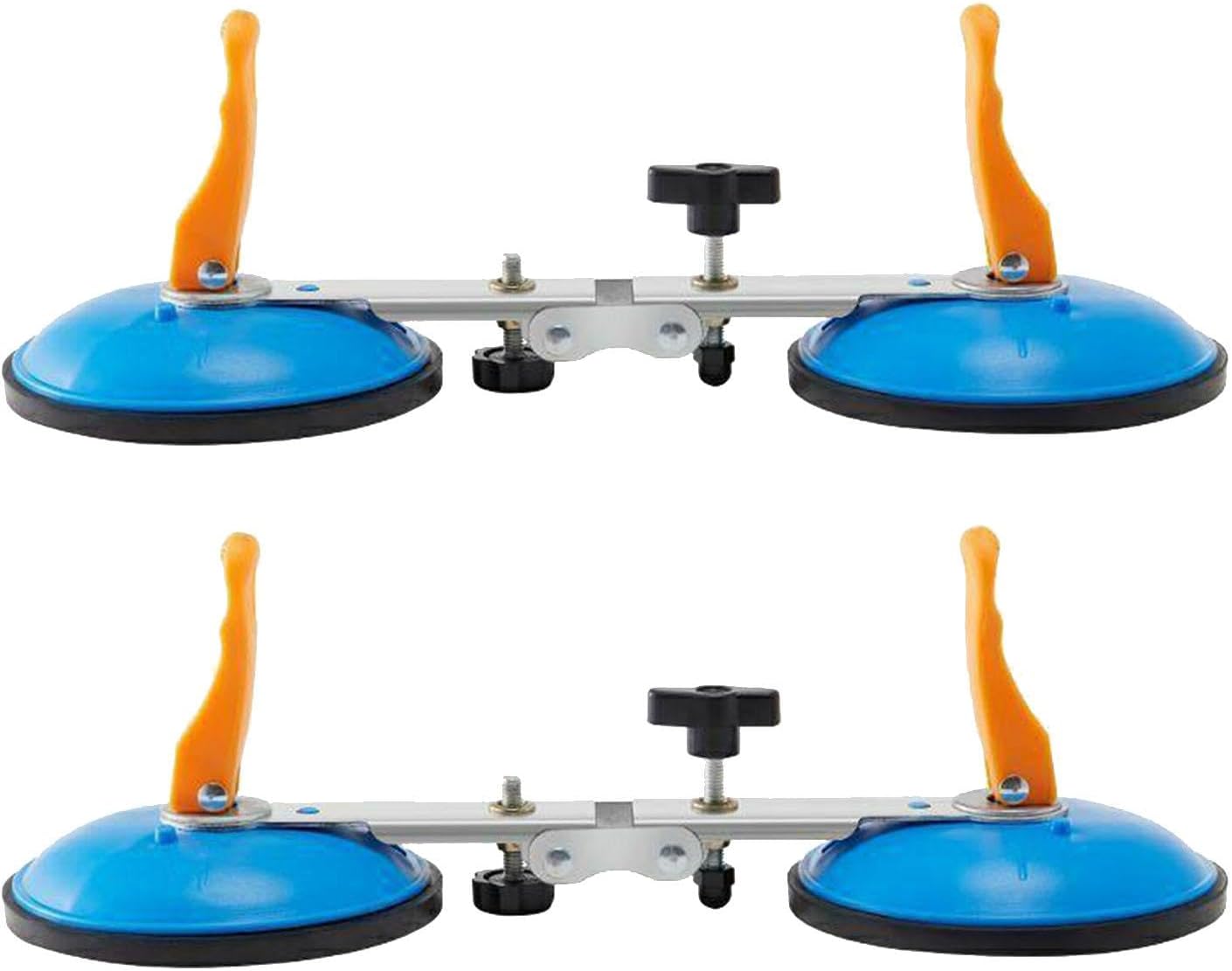 Countertop Seam Setter Professional Setter Installation Device with Suction Cup Mechanism And Adjustable Knobs Metal Rubber Material, 2pc