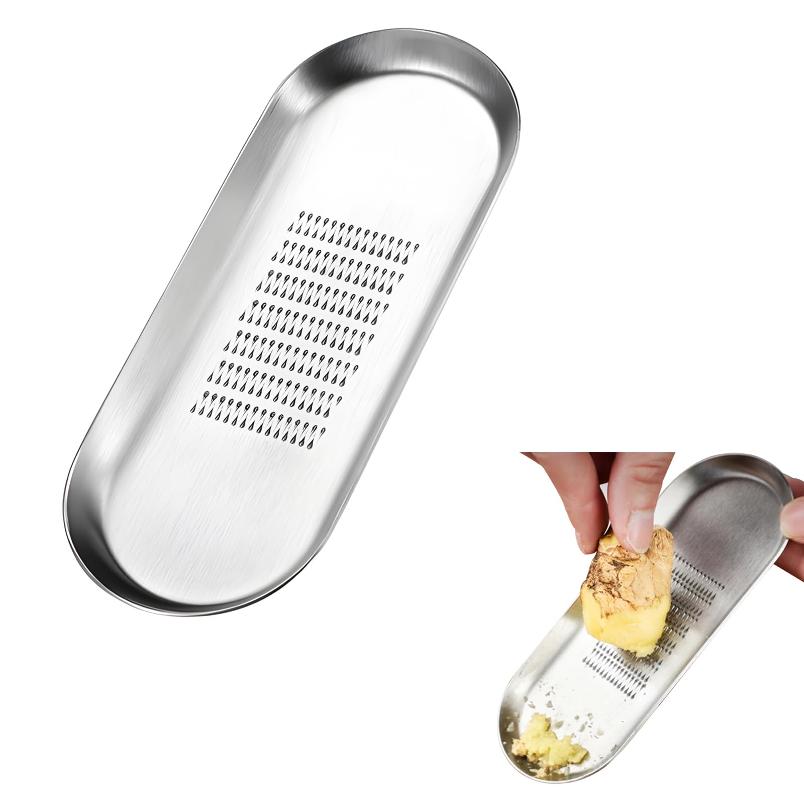 Liroyal おろし器 生姜おろし器 おろし金 ステンレス製 大根 わさび にんにくりんご 玉ねぎ 薬味おろし 調理用品 調理器具 多機能キッチンツール 食器洗い機対応 保存しやすいです