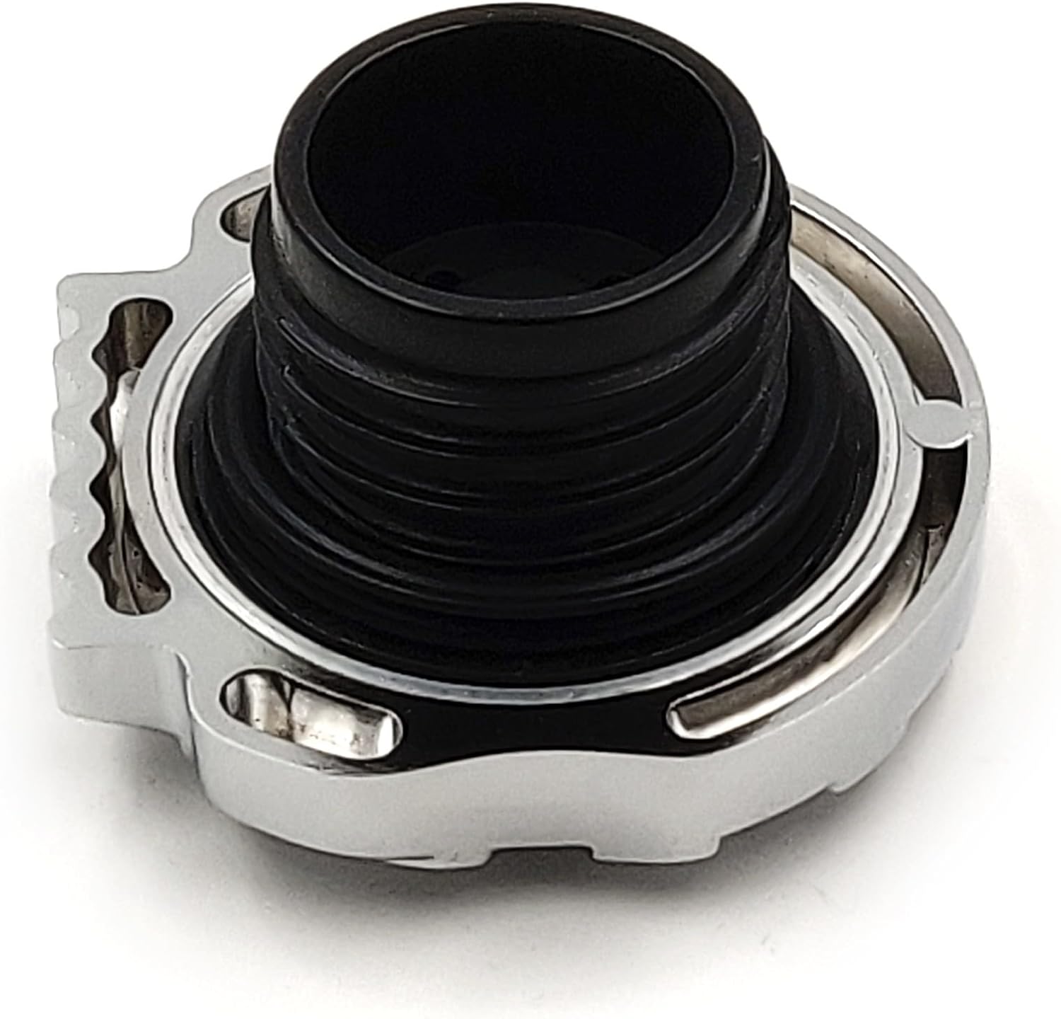 HTTMT- Compatible With 1984-2015 H-D Dyna Softail Sportster Motorcycle Chrome HTTMT Skull Fuel Gas Tank Cap [P/N:US439-002-CD]