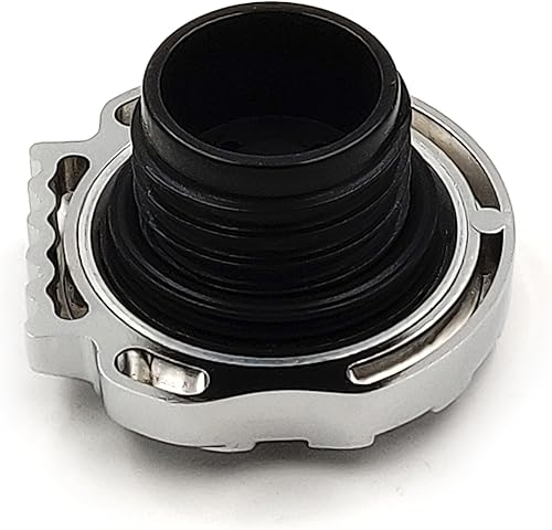 Miniatura 4 de HTTMT - Tapa de gasolina cromada con calavera ventilada compatible con H-D XL y tapa de tanque de gas Big Twin 84-15 PN MT439-002-CD(OLD)