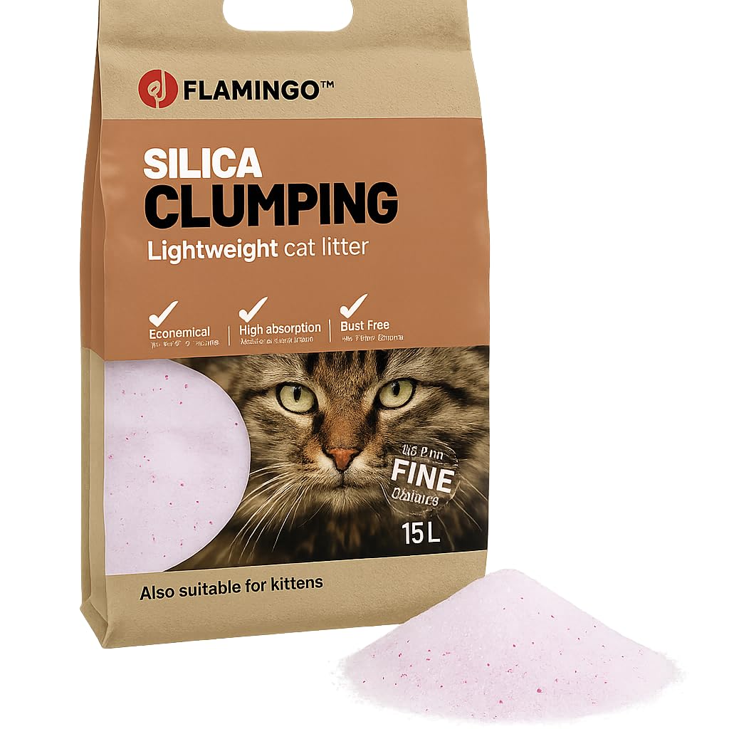 Lettiera per gatti – Profumo neutro – granulato di carbone – 17 l per 20 settimane – grani fini – neutralizzano gli odori sgradevoli – Dolce per le zampe, anche per i gattini