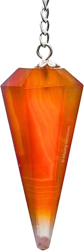 Vista 36 de Péndulo de cristal para adivinación - Cristales de radiestesia certificados y piedras curativas para el equilibrio del chakra y meditación - Mejora