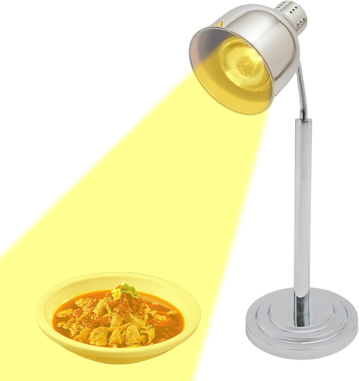 Commercial Food Heat Lamp with 250W Bulb, Stainless Burkina Faso
