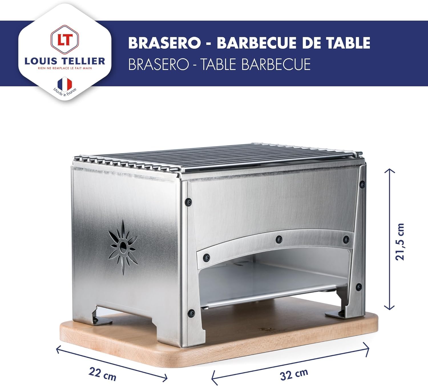 Louis Tellier BRASI-F Grill i deski, Neutralne