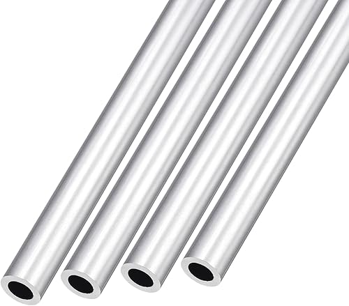 Miniatura 35 de METALLIXITY Tubo de aluminio 6063 (0.276 in de diámetro exterior x 0.157 in de diámetro interior x 11.811 in de largo), 4 piezas, tubo redondo