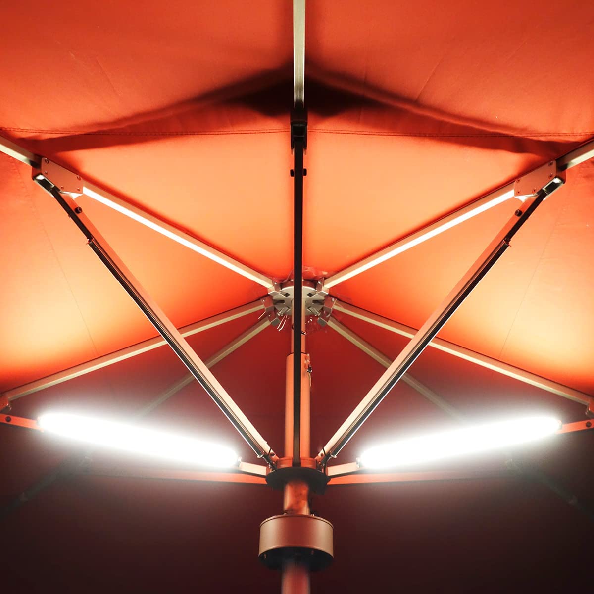 LUME-1 pro 2er Set kabellose Akku Sonnenschirmbeleuchtung