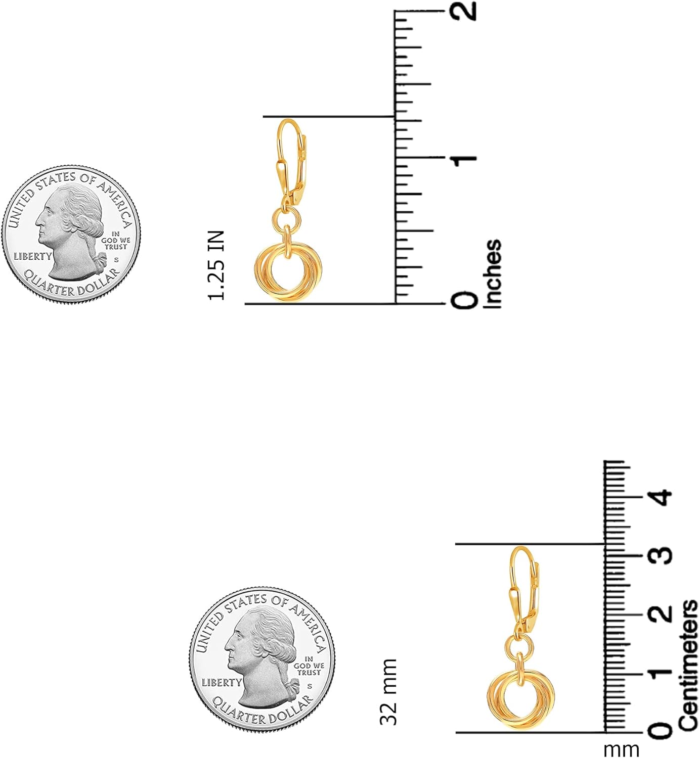 LeCalla Women's Drop & Dangle Earrings | 925 Sterling Silver Leverback Earrings | Lightweight Teardrop Lever Back Drop Dangle Earring for Women