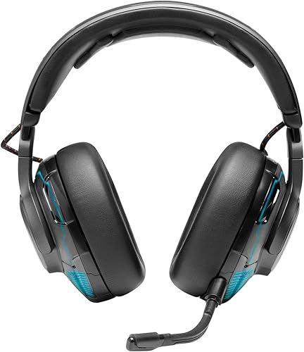 Miniatura 3 de JBL Quantum One - Auriculares RGB con cancelación de ruido sobre la oreja para juegos, color negro (renovado)