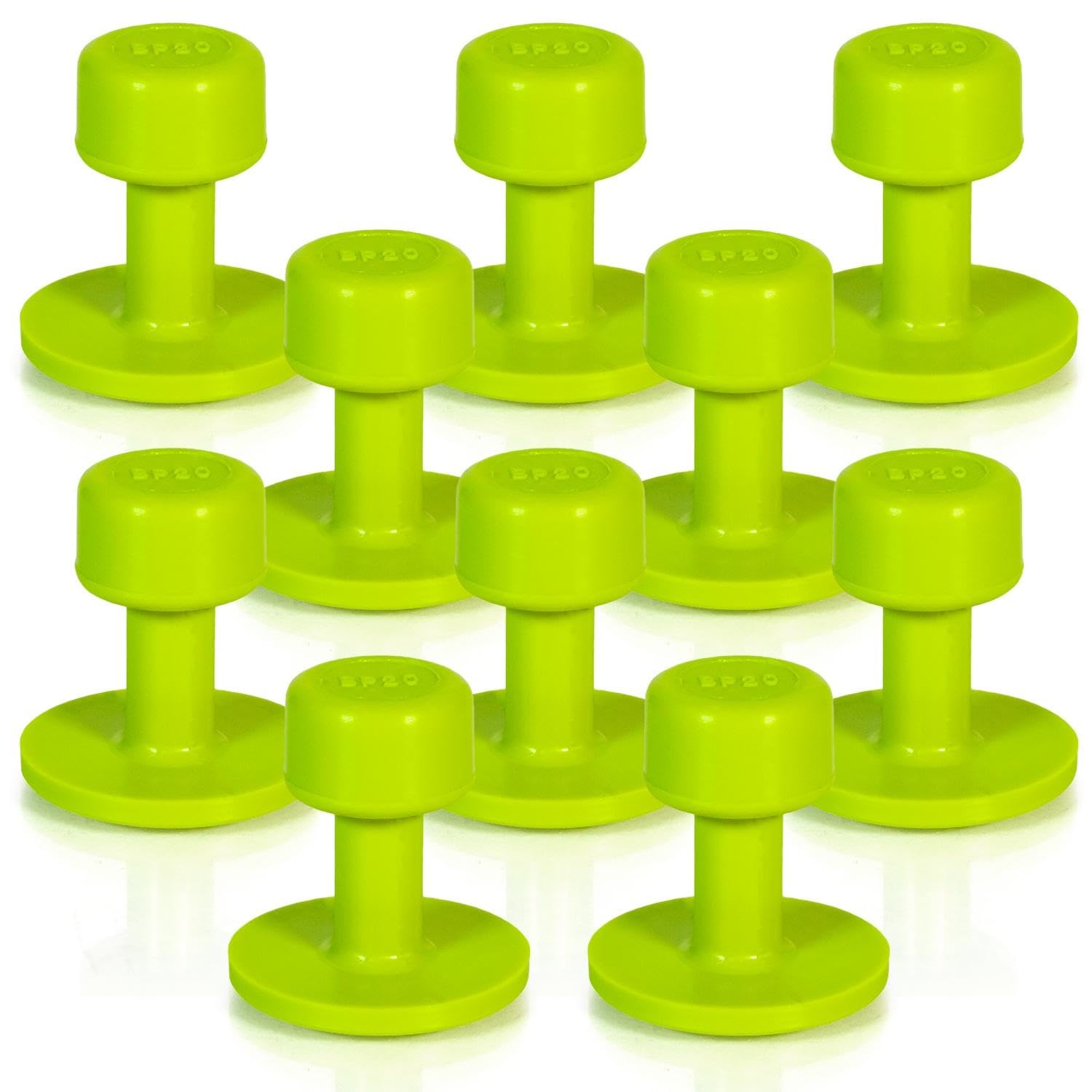 Tabweld Black Plague Gang Green 20mm Hail Tabs Round PDR Hail Dent Tab Pack - 10 Pack Paintless Dent Repair