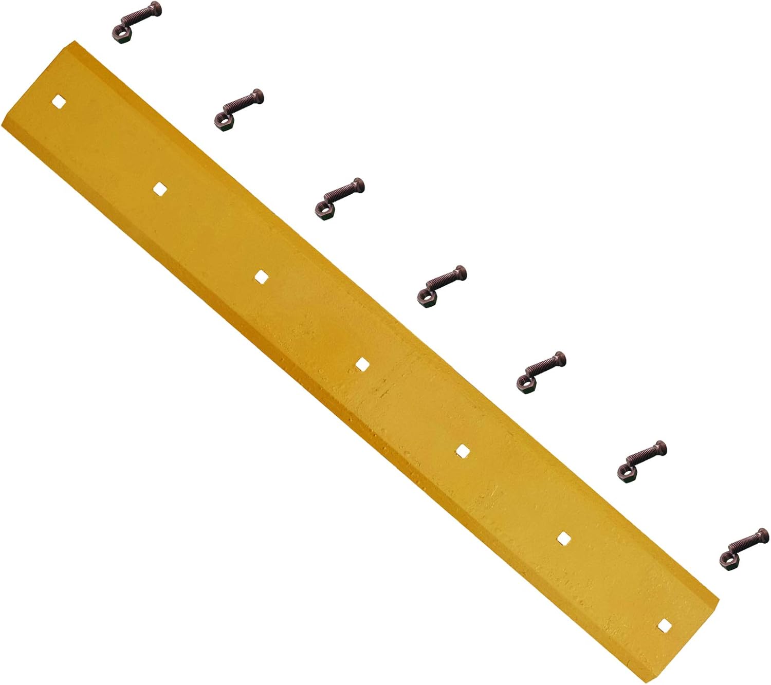 86577165 - Bolt On Double Bevel Reversible Skid Steer Cutting Edge, 7 Bolt, 9" Bolt Spacing, 3/4"x8"x60"