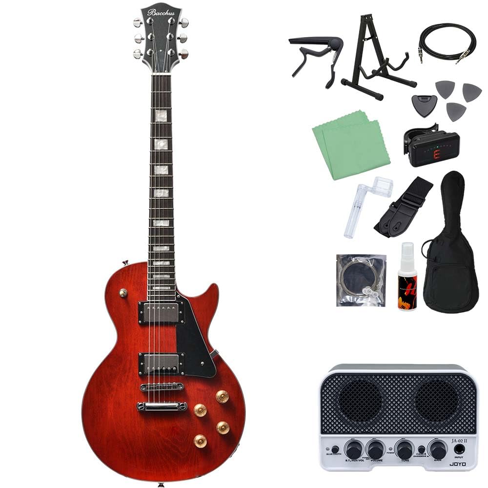 Amazon | Bacchus DUKE-STD A-RED エレキギター初心者14点セット