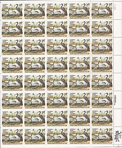 US Stamp - 1984 Louisiana World Expo - 40 Stamp Sheet - Scott #2086