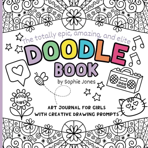 Doodle Book: Art Journal For Girls With Fun Doodling Activities And Creative Drawing Prompts To Spark Creativity. image 2