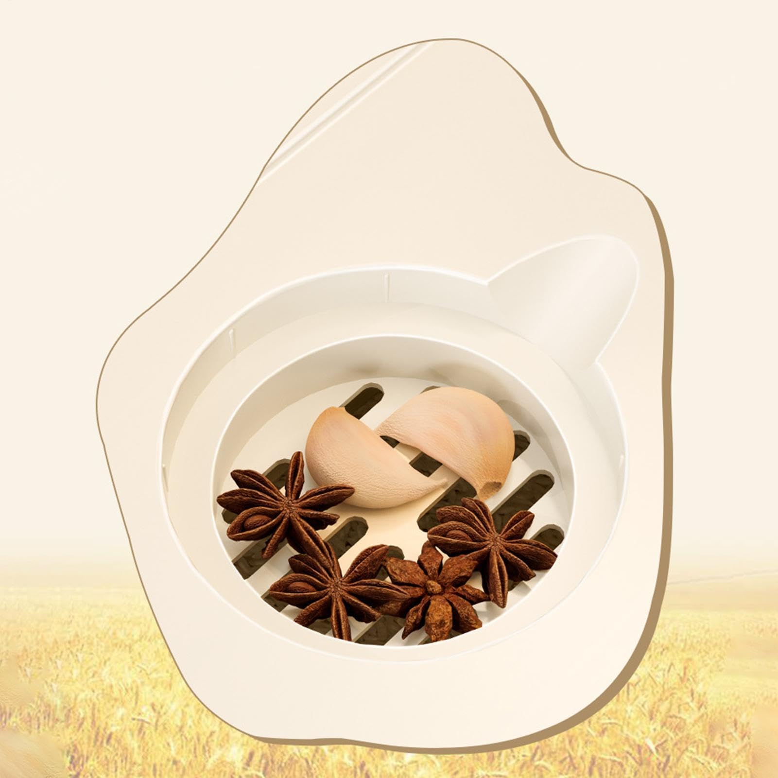 Dispenser di riso con coperchio e misurino, capacità 5 kg, porta riso automatico per piano di lavoro della cucina, dispensa, frigorifero, armadio