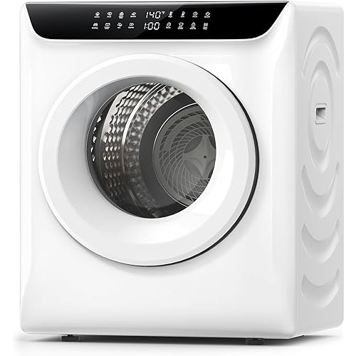 3.5 Cu.Ft Portable Dryer for Clothes, 8 Drying Programs, 1400W Clothes Dryer with LED Control Panel, 120V Dryer, Delay Timer, Anti-Crease, Portable Dryers for Laundry, Apartment, Dorms, Home