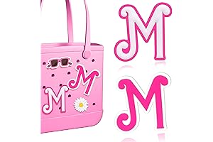AIERSA Bogg Bag Letter Charm, 2Pcs Alphabet Charm for Bogg Bag, Insert Decorative Charm