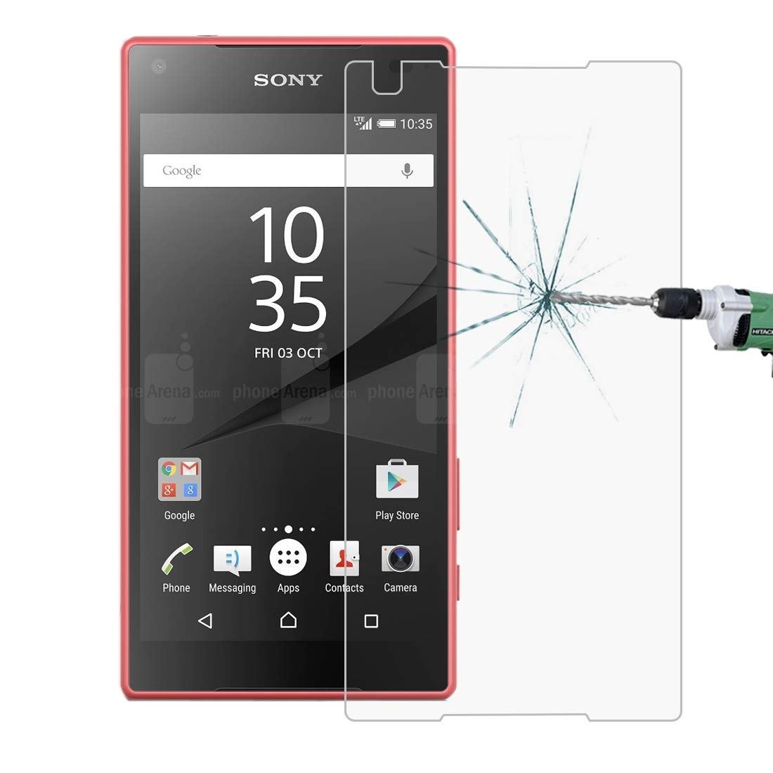 Mobile Communication Accessories 50 PCS for Sony Xperia Z5 Compact 0.26mm 9H Surface Hardness 2.5D Explosion-proof Tempered Glass Film, No Retail Package creen Protector Foils