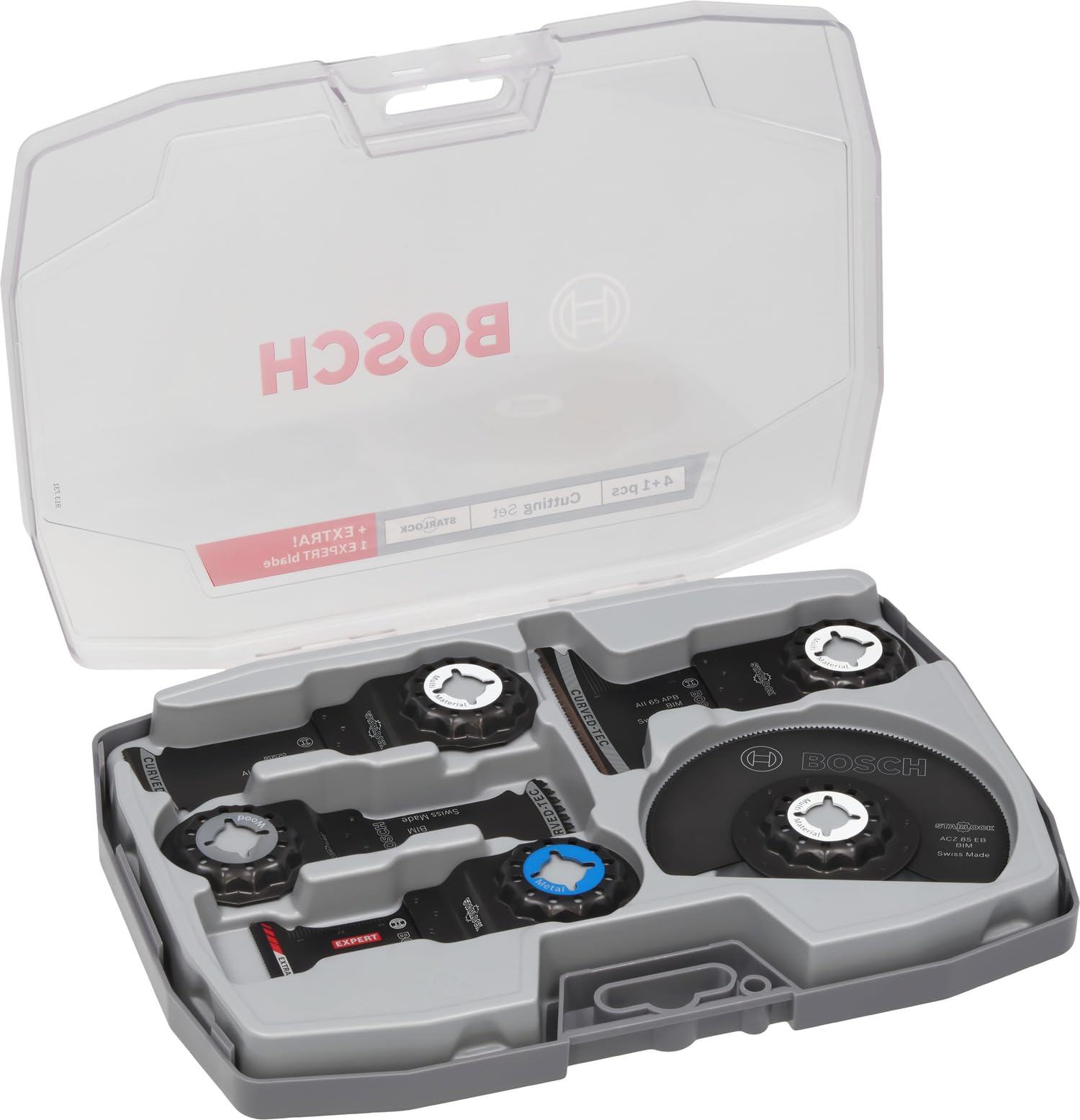 Bosch Bosch 5X Cutting Set, 5 pcs (for Stainless Steel, Steel, 160 x 222 mm, Professional Accessory Multitool)