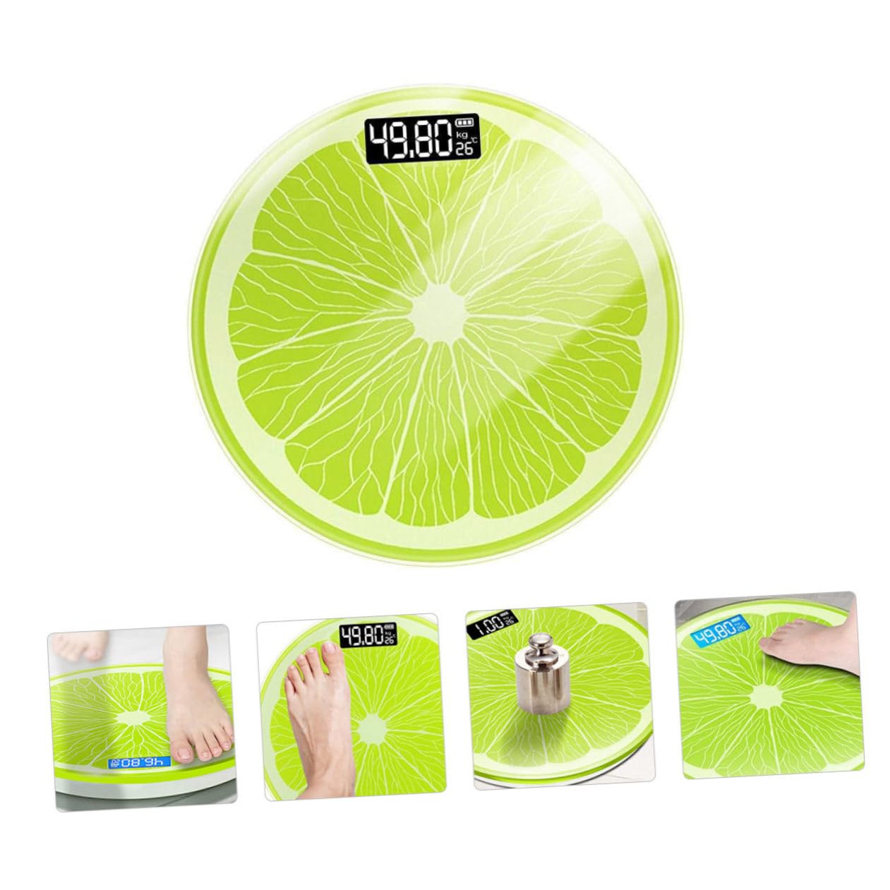 Lemon Design Digital Body Weight Scale Precise Home Weighing Tool for Adults High Precision Measurement No Battery Required for Health Management