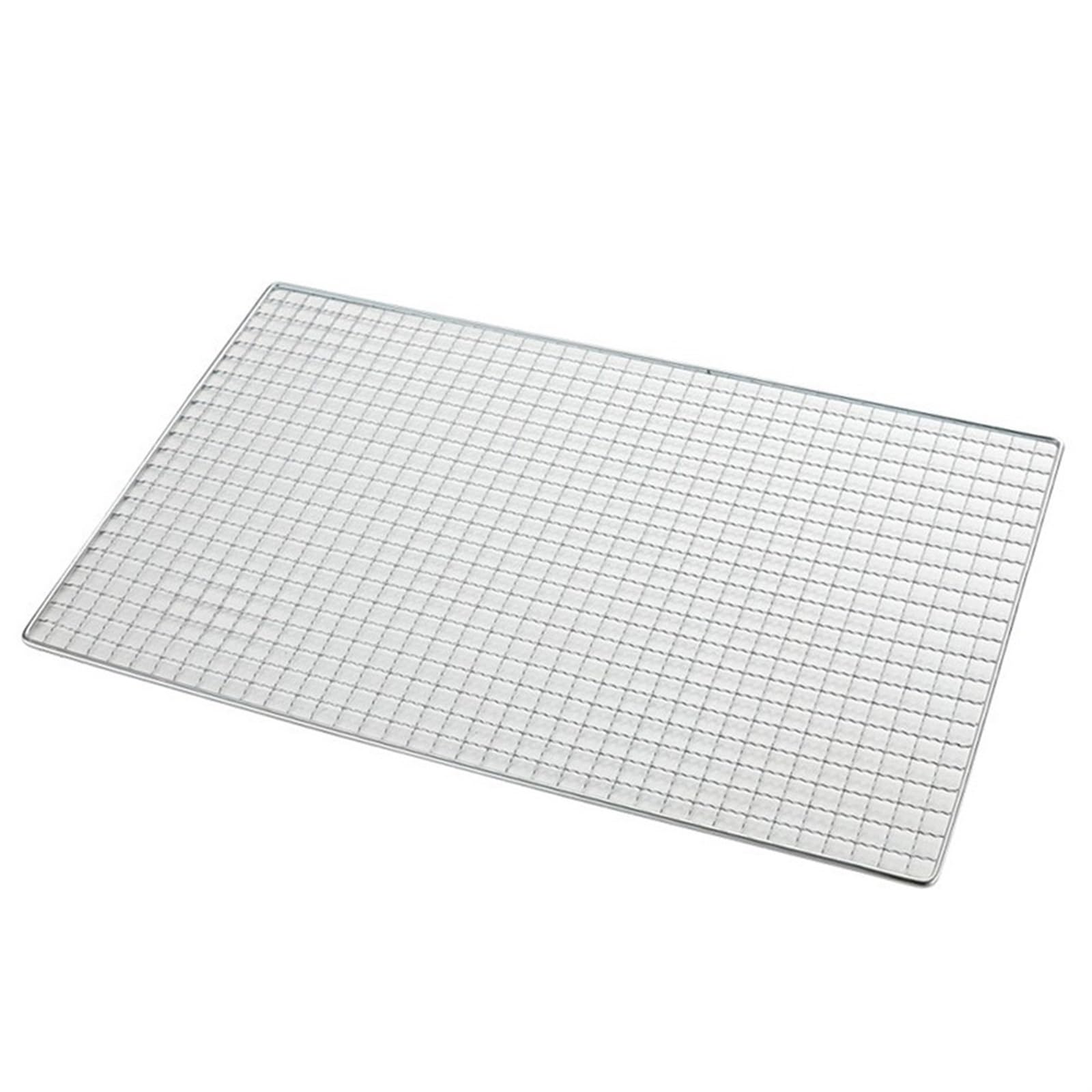Ruszty do grilla, Ruszt do grillowania ze stali nierdzewnej Siatka Siatka do grilla Ruszt do grillowania Mata do grillowania Wkładka Akcesoria Narzędzie do grillowania(40x25cm)