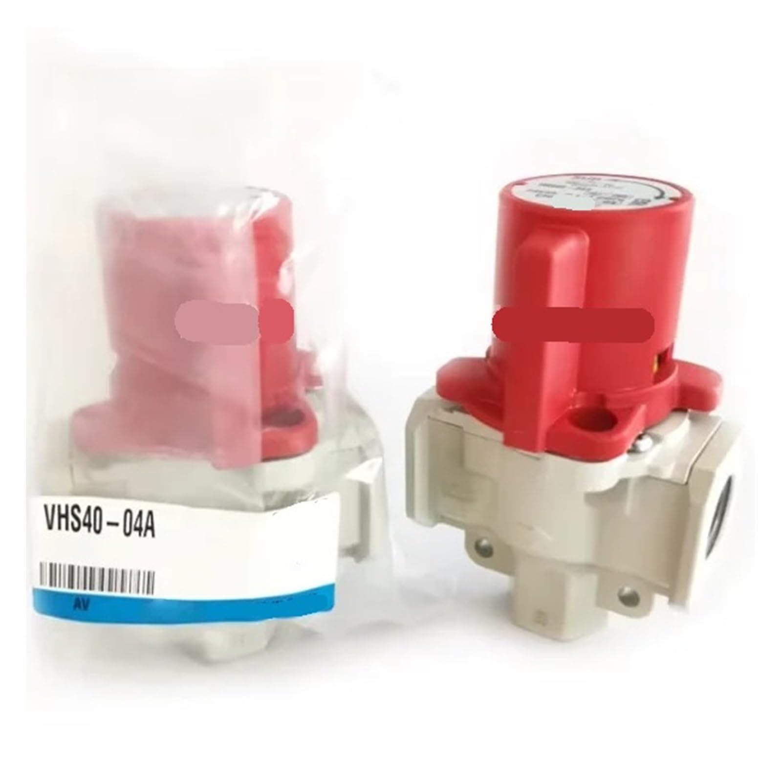 Vanne avec trous de verrouillage VHS40-03A pour circuit pneumatique