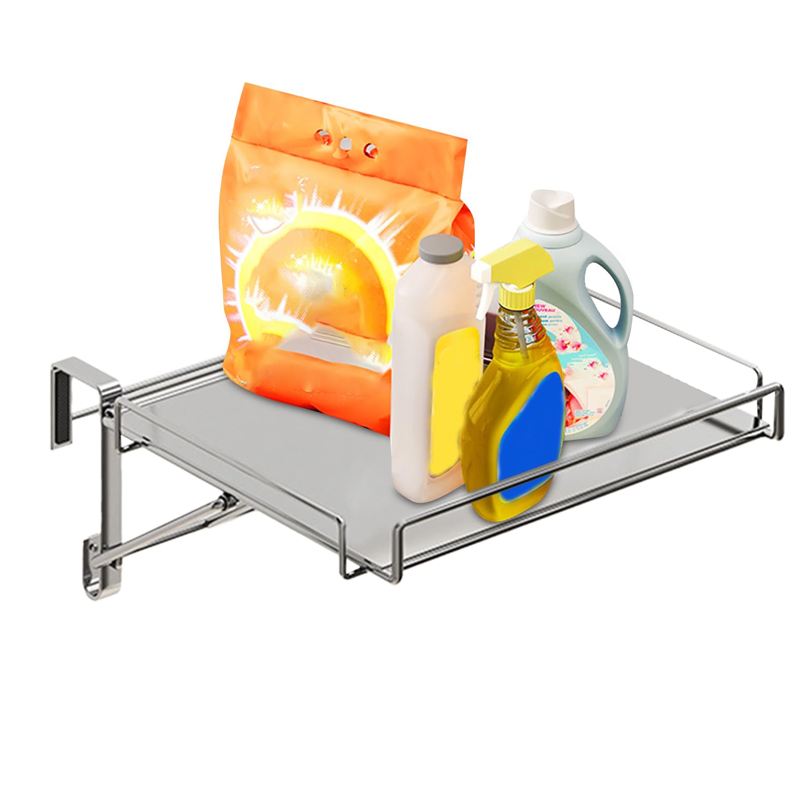 Organizador De Puerta De Armario Organizador Plegable de Puerta de Armario | Estante Almacenamiento para Toallero de Baño, Dormitorio y Cocina