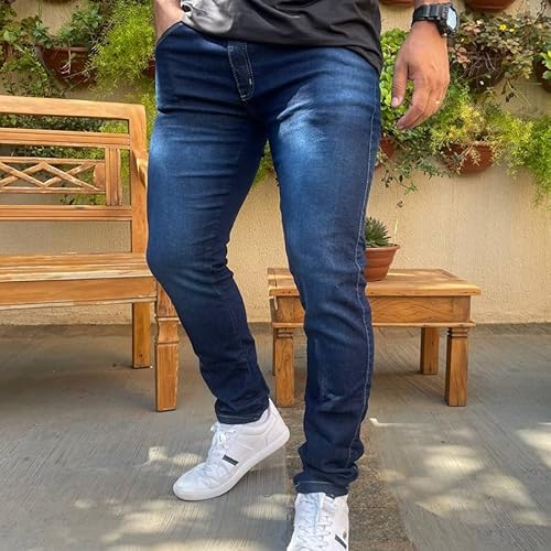 Kit 3 Calças Jeans Masculina Slim Skinny Moda Casual Básica Qualidade Premium (48)