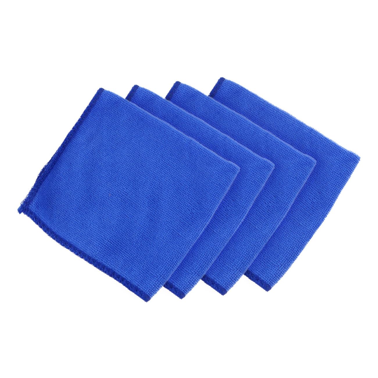 Gatuida 50pezzi Microfibra Assorbente Per Auto Teli Wiping Blu Per Lavaggio e Asciugatura Morbidi e Riutilizzabili