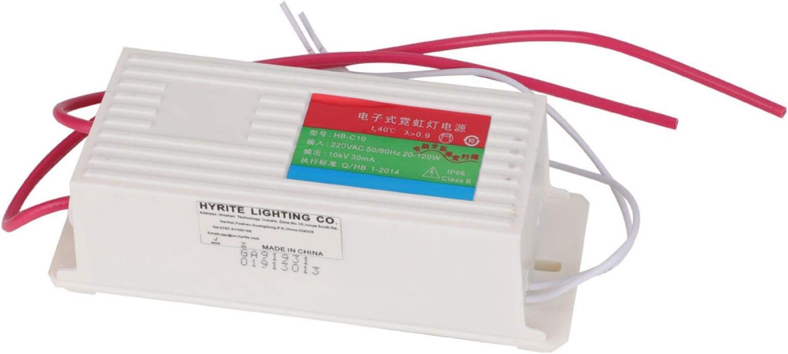 Jeanoko Neon Light Transformer 10KV 30mA Neon Light Electronic Transformer Load Power Supply Rectifier for Outdoor OccasionsPower Equipment